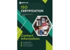 ISO certification in coimbatore