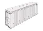 40ft high cube hard top open top container