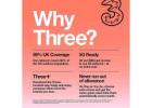 Why Three Mobile Plans Are the Best Choice for UK Travel?